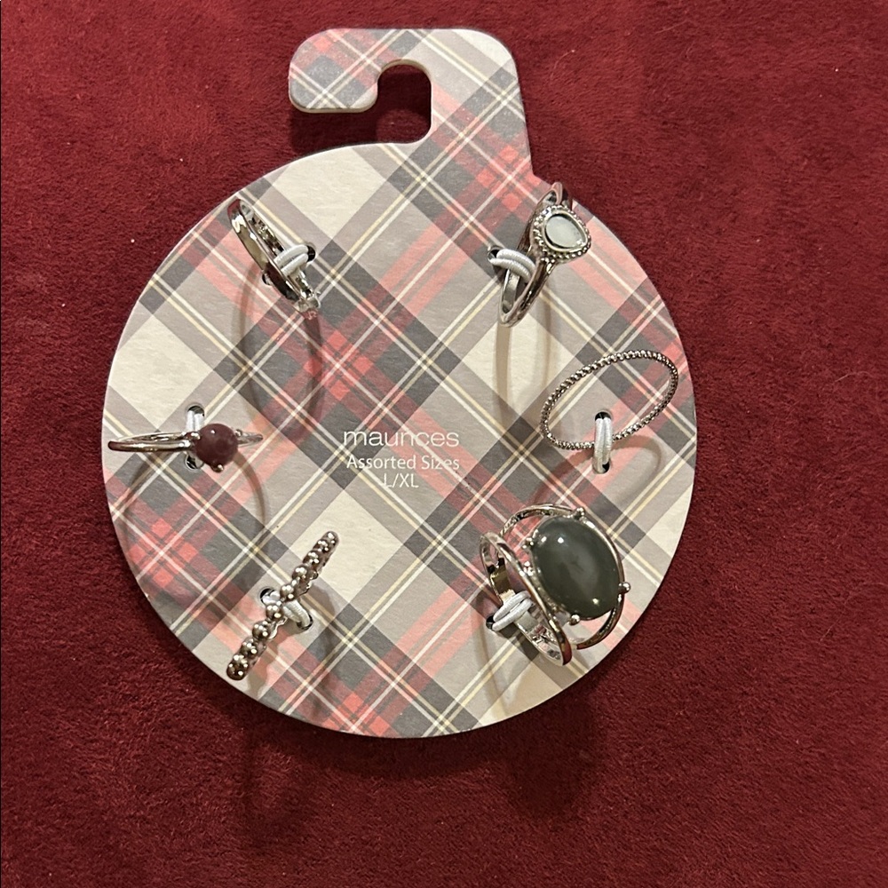 Maurices Silver and Gray Ring Collection